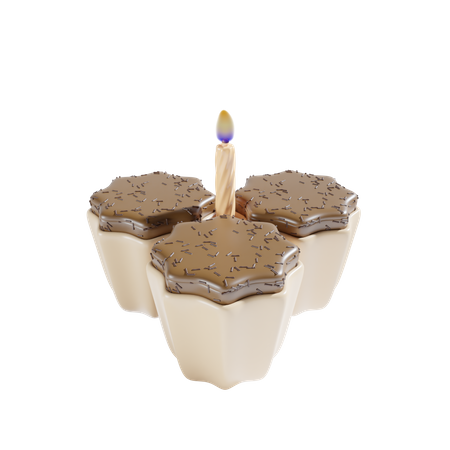 Petit gâteau  3D Icon