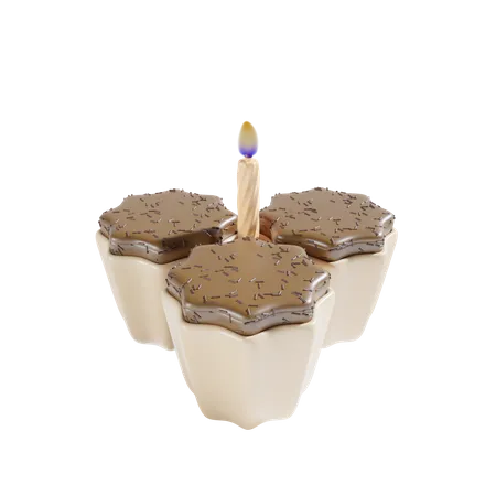 Petit gâteau  3D Icon