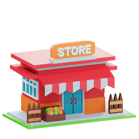 Petit magasin  3D Icon