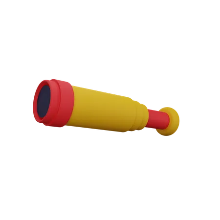 Petit télescope  3D Icon