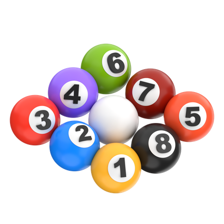 Petite boule de billard  3D Icon