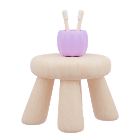 Petite table  3D Icon