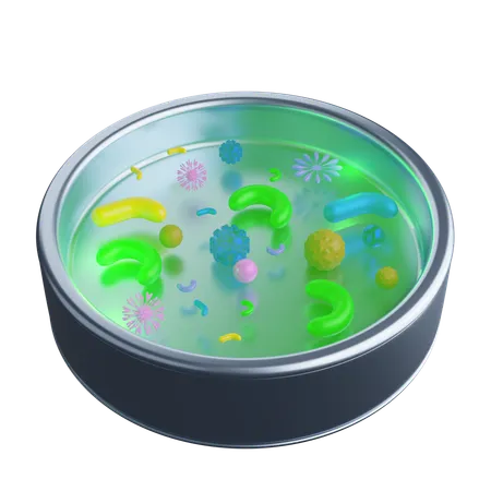 Petri Dish  3D Icon