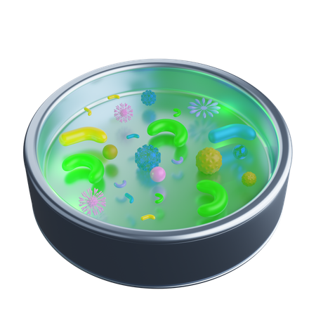Petri Dish  3D Icon