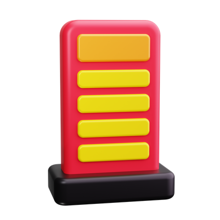 Petrol pump  3D Icon