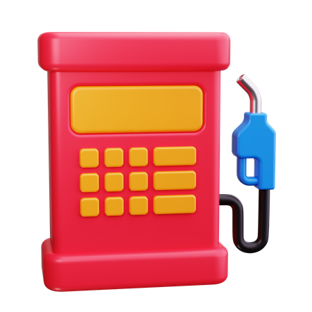 Petrol station  3D Icon