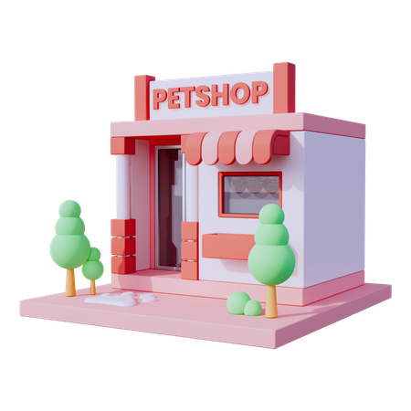 Petshop  3D Icon