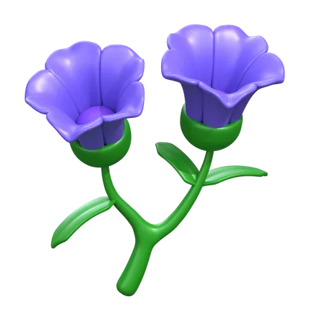 Flor de petunia  3D Icon