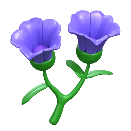 Petunia Flower 3 D Icon 3D Icon