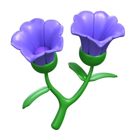 Petunia Flower  3D Icon