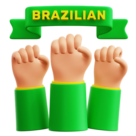 Peuple brésilien  3D Icon