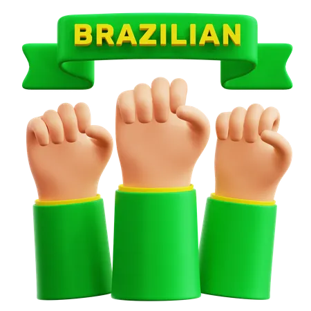 Peuple brésilien  3D Icon