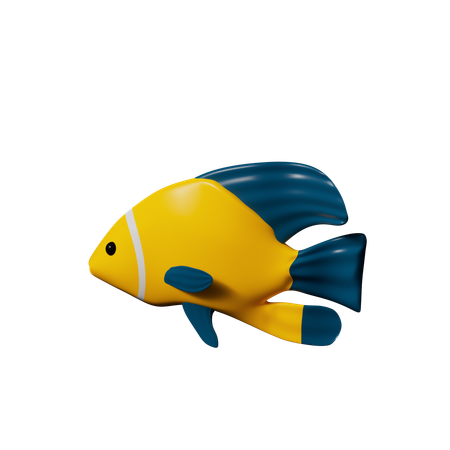 Pez submarino  3D Icon