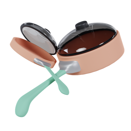 Pfanne  3D Icon