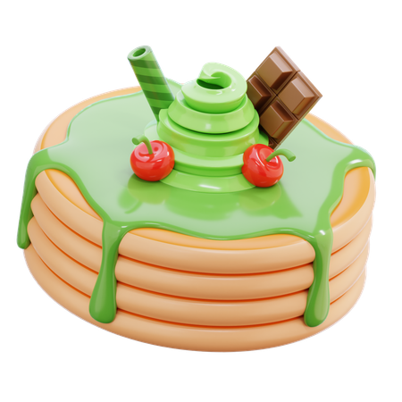 Pfannkuchen  3D Icon