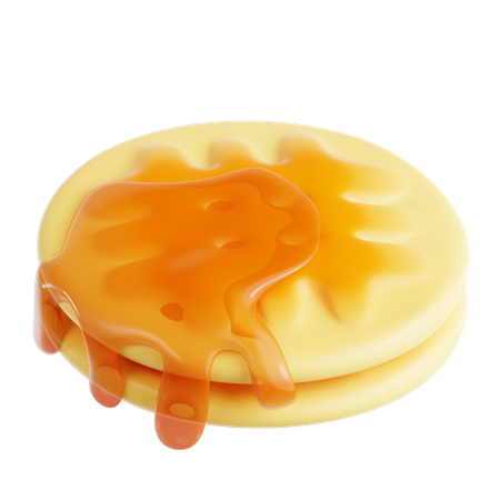 Pfannkuchen  3D Icon