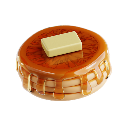 Pfannkuchen  3D Icon