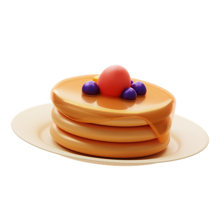 Pfannkuchen  3D Icon