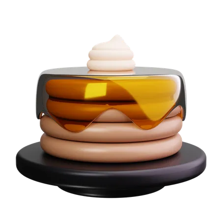 Pfannkuchen  3D Icon