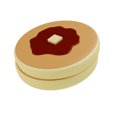 Pfannkuchen  3D Icon