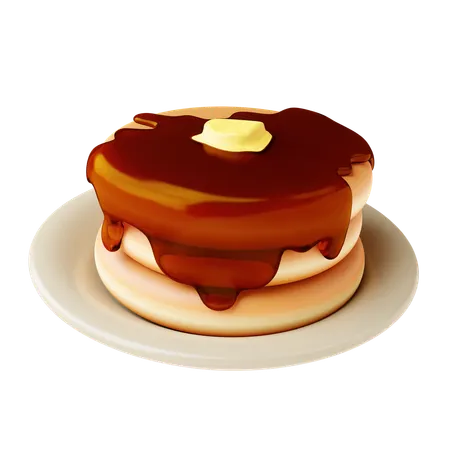 Pfannkuchen  3D Icon