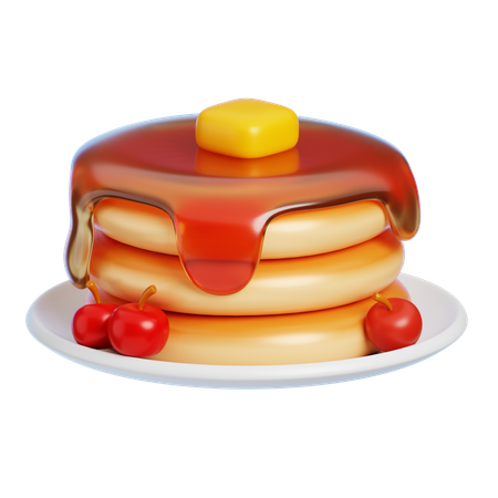 Pfannkuchen  3D Icon