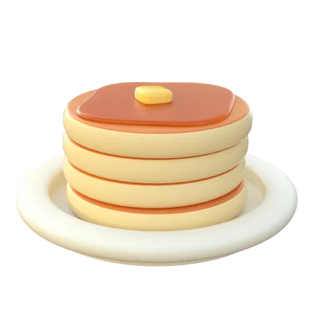 Pfannkuchen  3D Icon