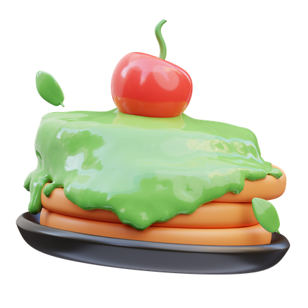 Pfannkuchen  3D Icon