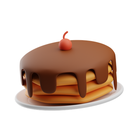 Pfannkuchen  3D Icon