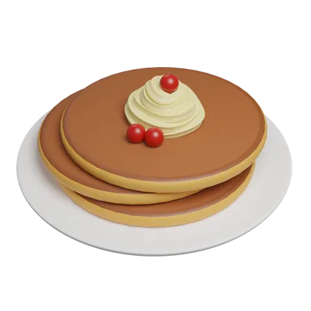 Pfannkuchen  3D Icon