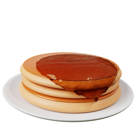 Pfannkuchen  3D Icon