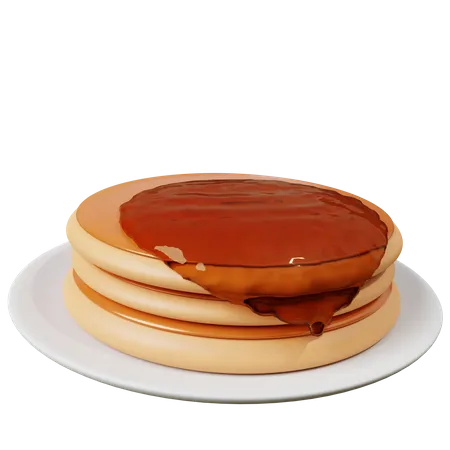 Pfannkuchen  3D Icon