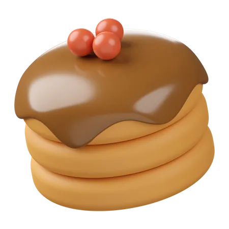 Pfannkuchen  3D Icon