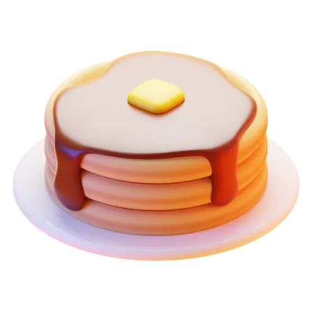 Pfannkuchen  3D Icon