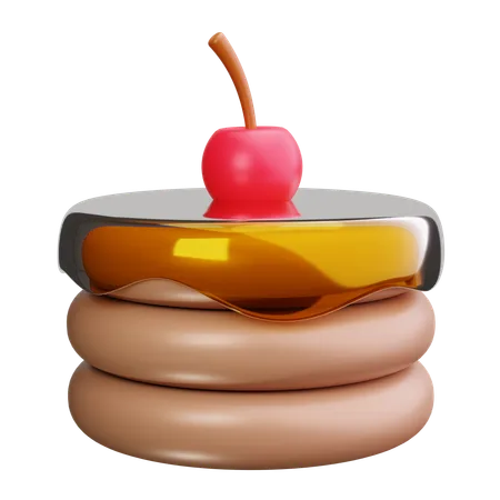 Pfannkuchen Stapel  3D Icon