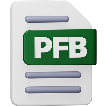 Pfb File  3D Icon