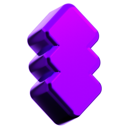 Pfeil abstrakte Form  3D Icon