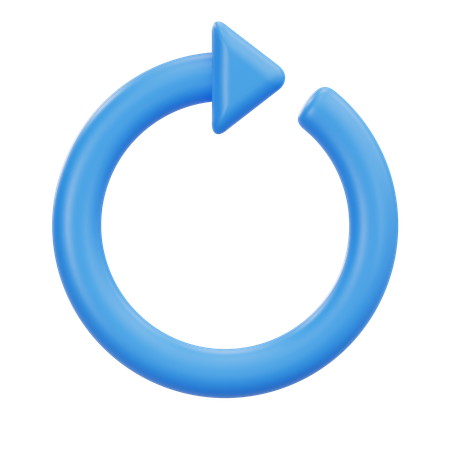 Pfeil aktualisieren  3D Icon