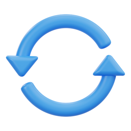 Pfeil aktualisieren  3D Icon