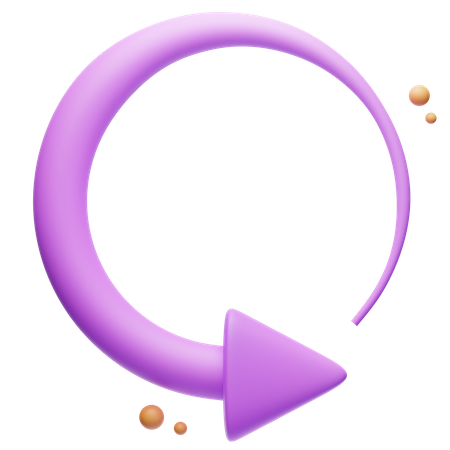 Pfeil aktualisieren  3D Icon