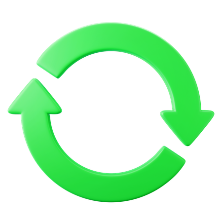 Pfeil aktualisieren  3D Icon