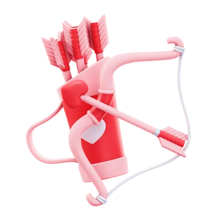 Pfeil der Liebe  3D Icon