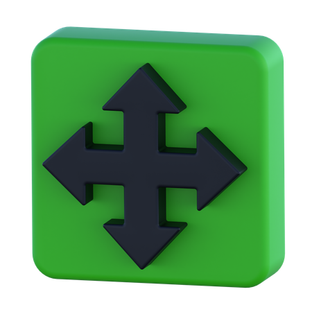 Pfeil ziehen  3D Icon