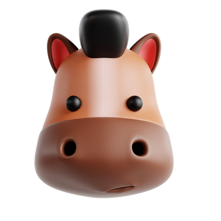 Pferd  3D Icon