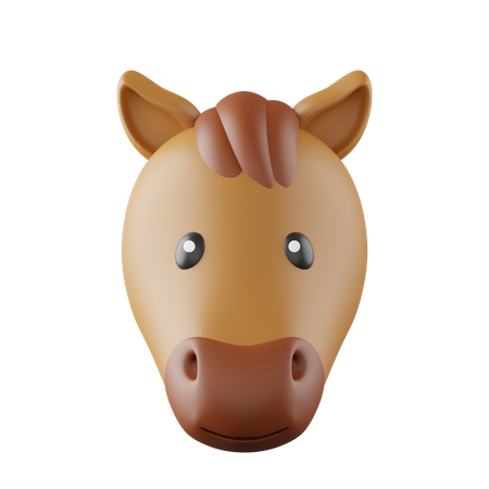 Pferd  3D Icon