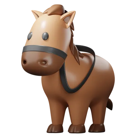 Pferd  3D Icon