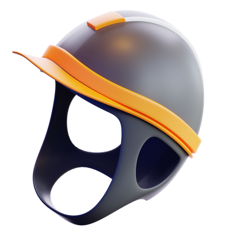 Helm für Pferderennen  3D Icon