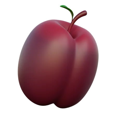 Pflaumenfrucht  3D Icon