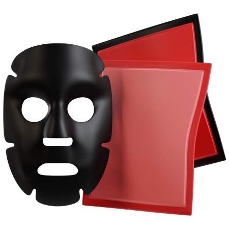 Nährende Hautpflege-Maskenblätter  3D Icon