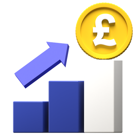 Pfund-Diagramm  3D Illustration